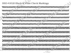Black & White Check Markings
